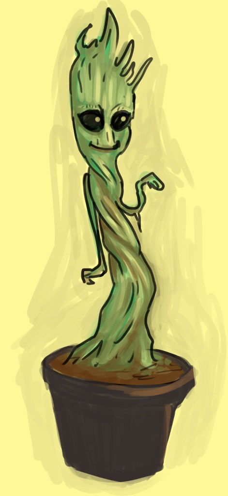 dancing groot